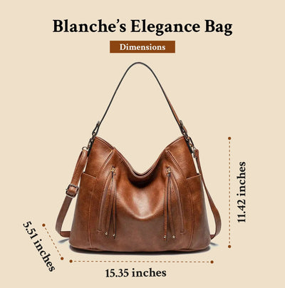 Blanche’s Elegance | Luxurious Leather Bag